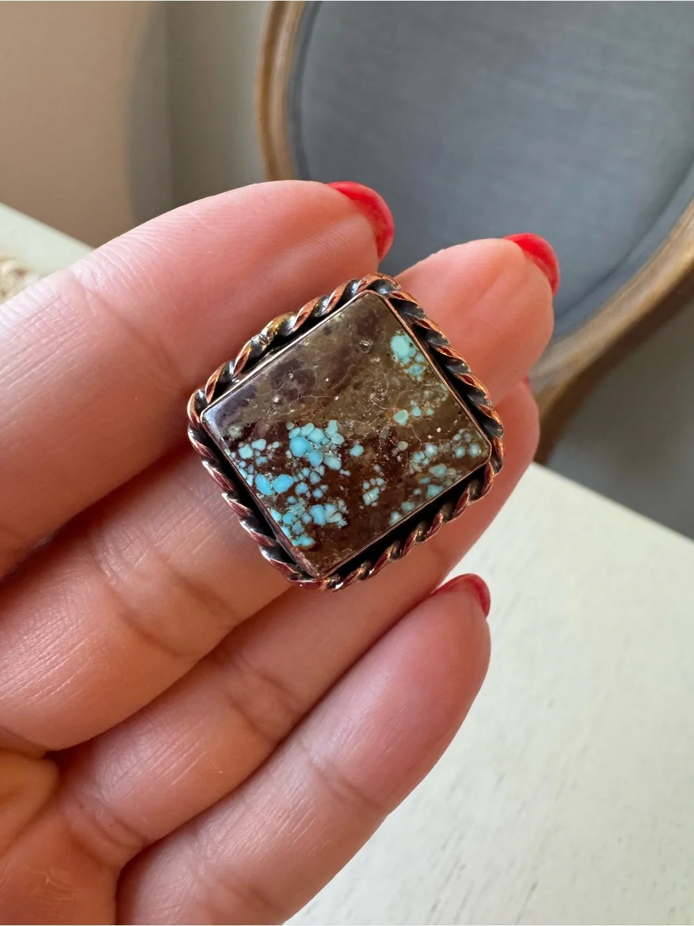 GENUINE NUMBER 8 COPPER RING